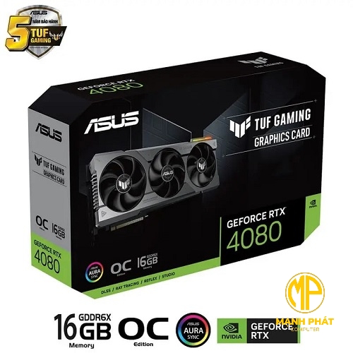 VGA Asus ROG STRIX RTX 4080 OC 16GB GDDR6X GAMING (ROG-STRIX-RTX4080-O16G-GAMING)