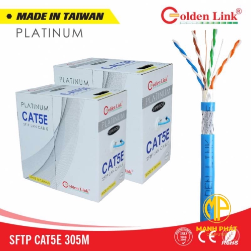 CÁP MẠNG HỢP KIM SFTP CAT5E 100M ( XANH DƯƠNG )_TW1102-100