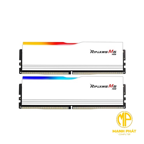 Ram G.SKILL Trident Z5 RGB White DDR5 64GB(32GBx2) 6000MHz F5-6000J3040G32GX2-TZ5RW