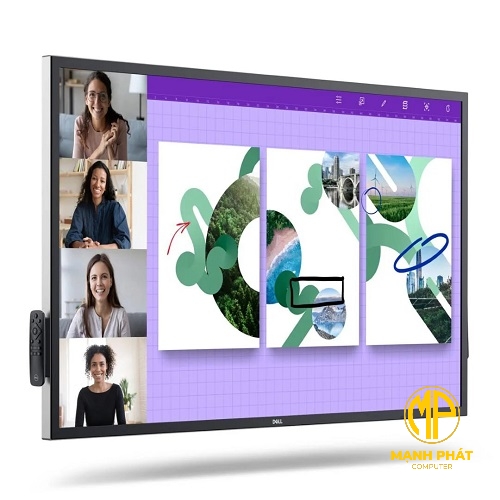 Màn hình cảm ứng tương tác Dell 55 4K - P5524QT (55 Inch, 4K UHD 3840 x 2160, IPS, 60 Hz, 9 ms)