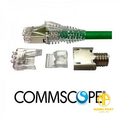 Đầu nối cáp COMMSCOPE FTP, Cat.6, RJ45, 26-23 AWG, 5.7-7.0mm| 6-2111989-3