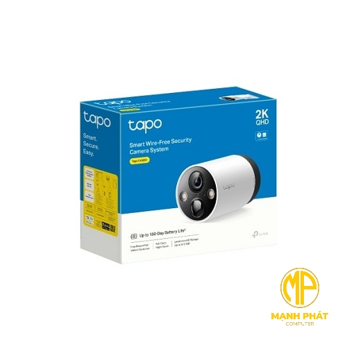 TPLINK Tapo C420S1 Hệ Thống Camera An Ninh Không Dây Thông Minh, Hệ Thống 1 Camera Tapo C420S1
