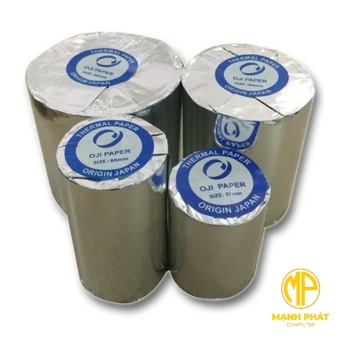 Giấy in nhiệt K80 80mm φ65mm thương hiệu OJI (thùng 50c)