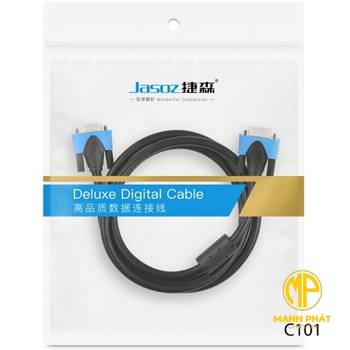 Cáp VGA JASOZ C101 3+6 (3m) T-C103 độ phân giải HD 1920 * 1080p