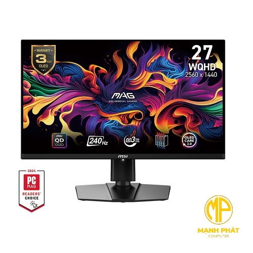 Màn Hình MSI MAG 271QPX QD-OLED E2 | 26.5 inch OLED 2K 240Hz 0.03ms