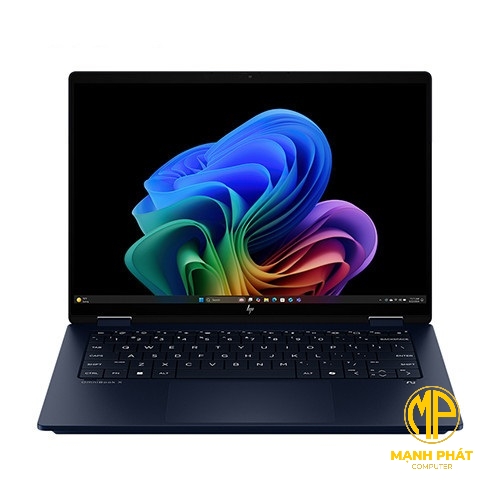 HP OmniBook X Flip 14-fm0088TU BZ7Q2PA (Intel Core Ultra 5 226V | Ram 16GB | SSD 512GB | Intel Arc | 14 inch 2K | Cám ứng | Win 11 | Office | Xanh)