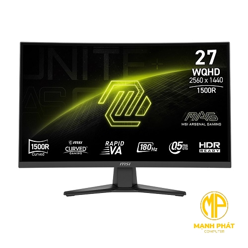 Màn Hình Gaming MSI MAG 275CQF E18 (27inch VA 2K 180Hz - 0.5ms)