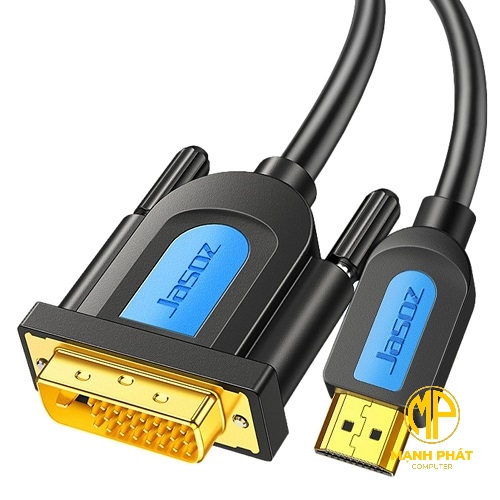 Cáp chuyển JASOZ HDMI sang DVI 1.5m Độ phân giải 1080p/60HZ Hỗ trợ chuyển đổi hai chiều T-A133