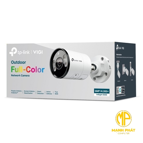 Camera Bullet VIGI 5MP Đủ màu InSight S355(2.8mm)
