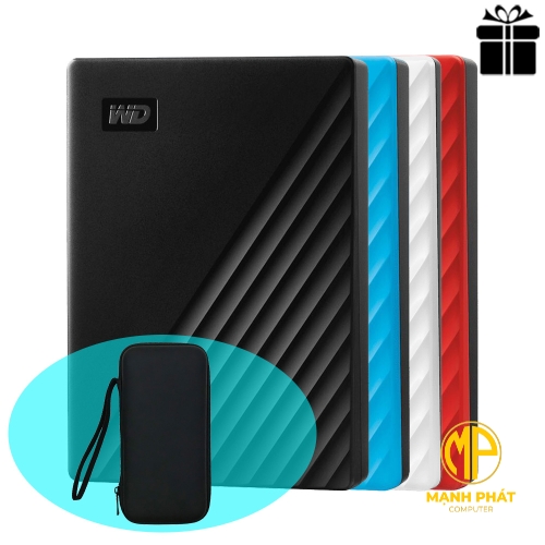 Ổ Cứng Di Động 2.5 inch WD My Passport 4TB USB3.2 - WDBPKJ0040BBK-WESN màu đen