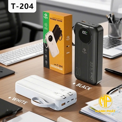 PIN SẠC DỰ PHÒNG TAHADA T-204 20.000MAH SẠC NHANH 22.5W