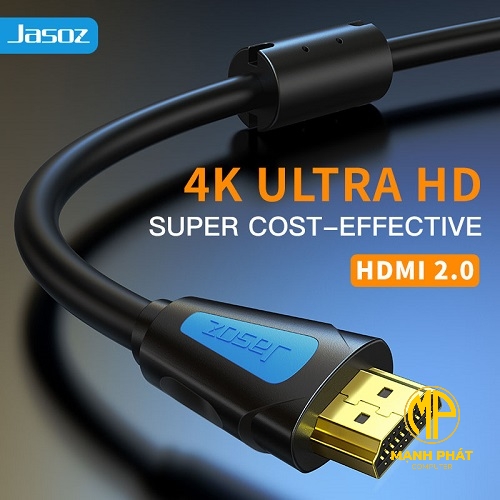 Cáp HDMI 4K A118 JASOZ (5m) T-A220 Cáp HDMI chuẩn 2.0 hỗ trợ 4k/60Hz