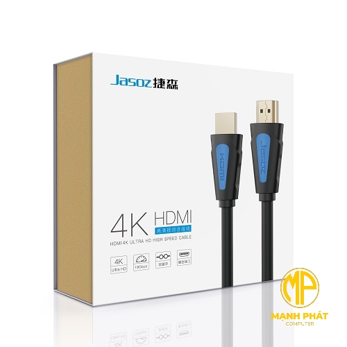 Cáp HDMI 4K A118 JASOZ (5m) T-A220 Cáp HDMI chuẩn 2.0 hỗ trợ 4k/60Hz