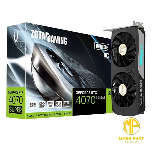 VGA Zotac RTX 4070 Super Twin EDGE OC 12GB (ZT-D40720H-10M)