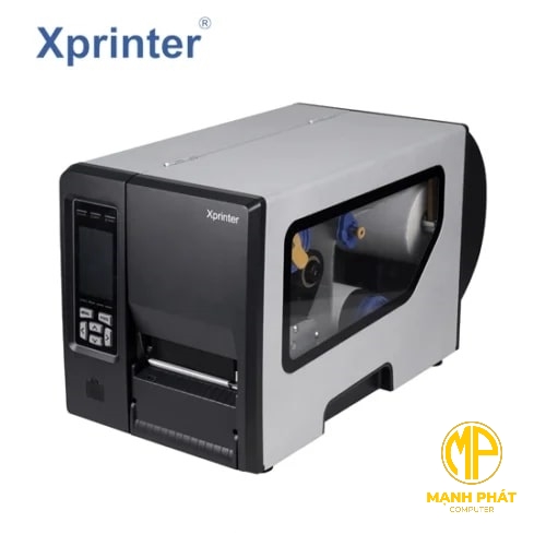 Máy in mã vạch công nghiệp Xprinter XP-G480B Cổng Kết nối USB Hoặc LAN + RS232