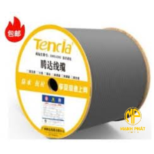 Cáp Mạng (Outdoor) Tencia Cat5e (2p+2) Ad-675 (Network Cable+ Power)