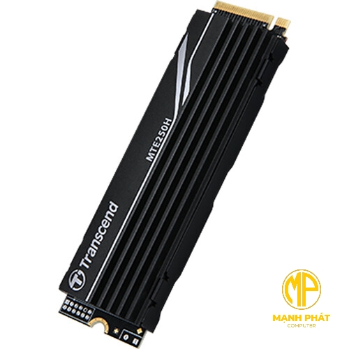 ổ cứng gắn trong Transcend 4TB, M.2 2280, Gen4x4, 3D TLC, up to 7,200/6,500 MB/s, w/ DRAM Cache, Metal Heatsink, up to 2,960 TBW| TS4TMTE250H
