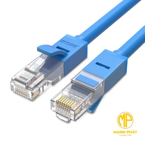Cáp Mạng CAT6 Bấm Đúc Sẵn 2 Đầu Jasoz E102 1,5m T-E114 kết nối internet cho tốc độ Gigabit 1000Mbp