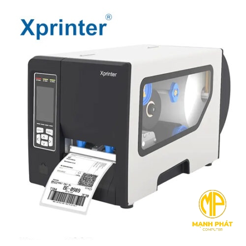 Máy in mã vạch công nghiệp Xprinter XP-G480E Cổng Kết nối USB Hoặc LAN + RS232 (Tốc Độ Cao, Độ Bền Vượt Trội)