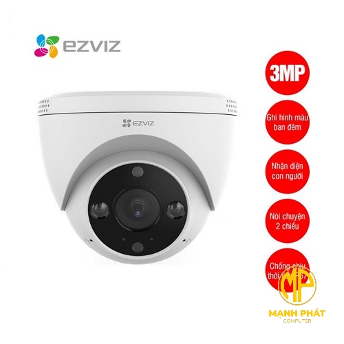 Camera WiFi bán cầu thông minh EZVIZ H4 2K 3MP