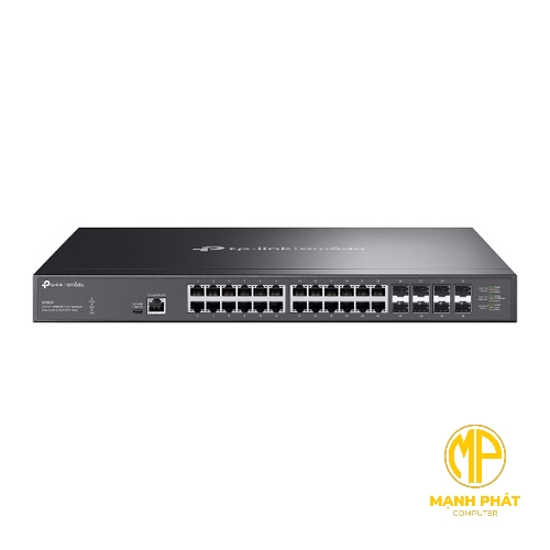 Switch quản lý L2+ Omada SX3832 24 cổng 10GBASE-T với 8 khe cắm SFP+ 10GE