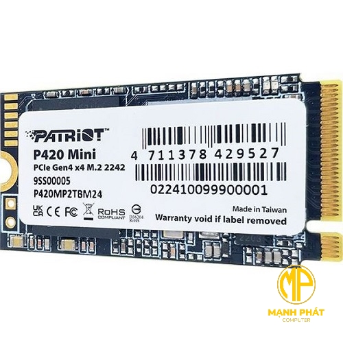 Ổ cứng Patriot SSD P420 Mini 240GB M.2 2242 PCIe Gen4x4 P420MP240GM24