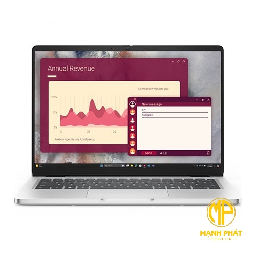 Dell Pro 14 PC14250-225U-16512WH (Ultra 5 235U | Ram 16GB | SSD 512GB | Intel Graphics | 14 inch FHD+ | Win 11 | Bạc)