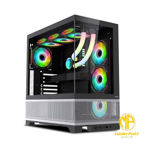 Vỏ Case MIK Lumine 4FA Black (4 Fan ARGB ATX / MATX / ITX)
